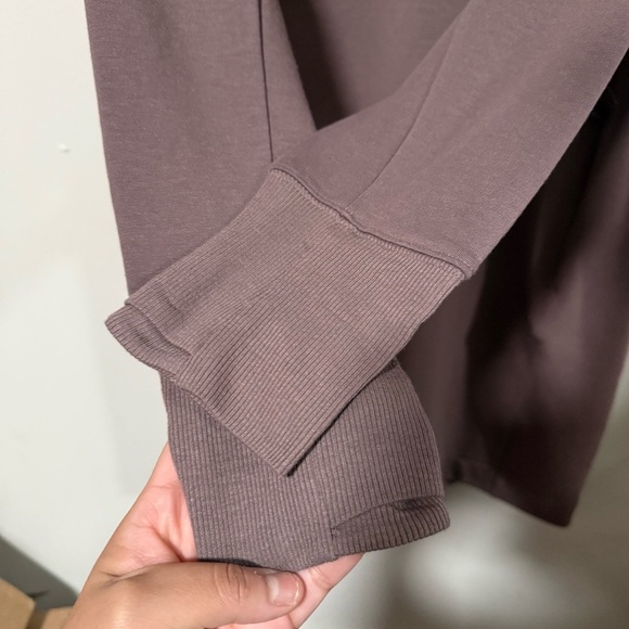 Athleta Coaster Luxe Sweatshirt Dress Purple Size XL - Picture 8 of 11